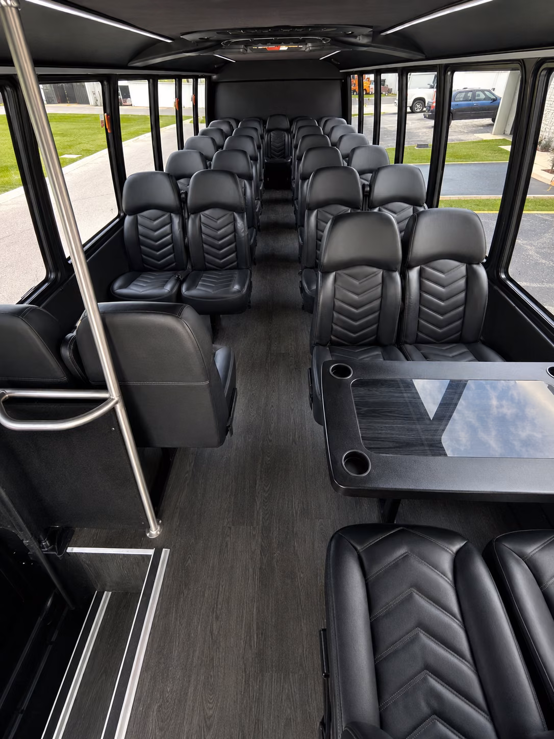 15 passenger minibus inside