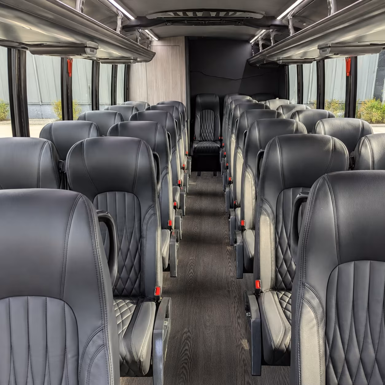 35 passenger minibus interior
