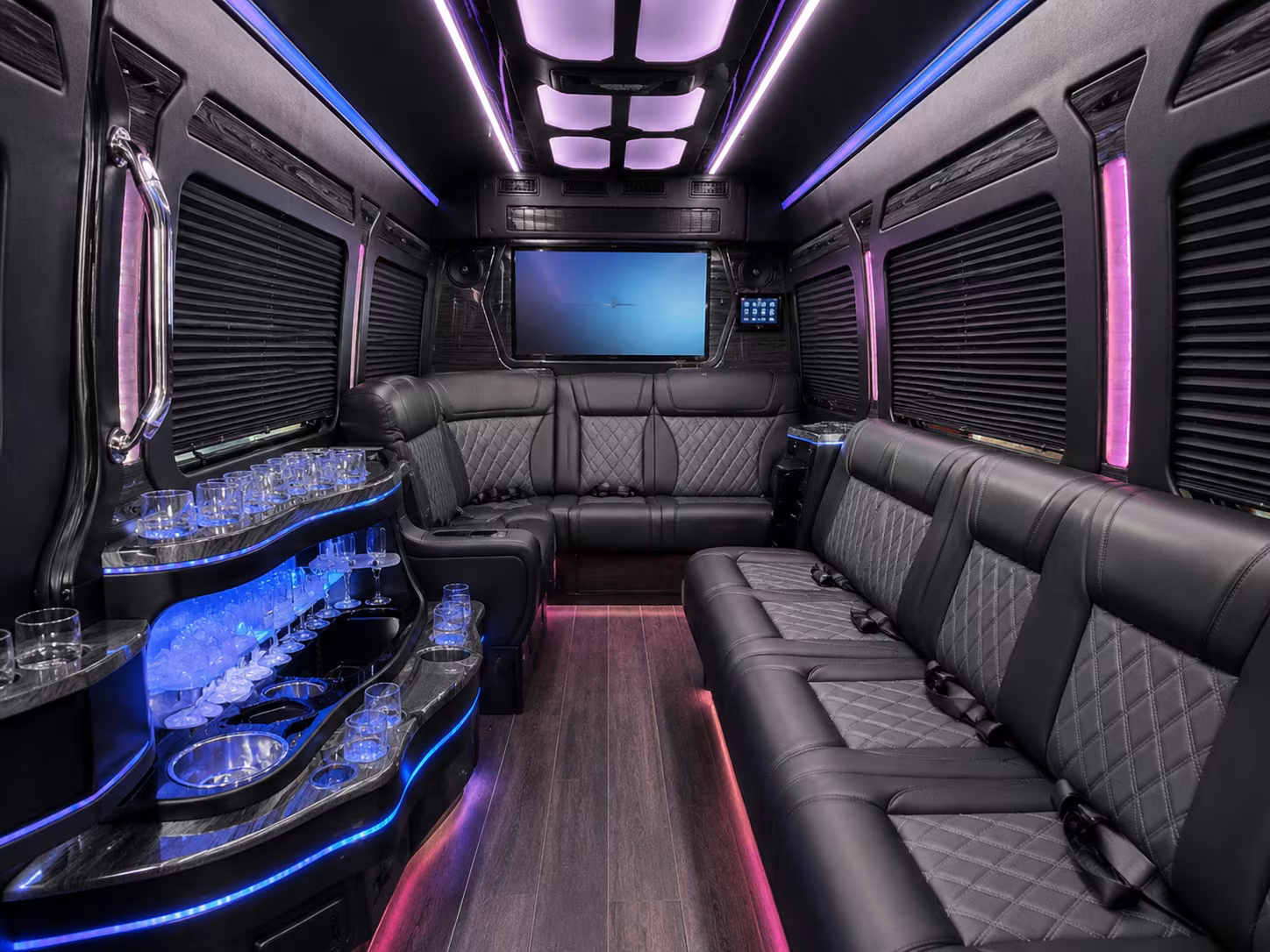prom bus rentals for ashley and laney high school groups across wilmington