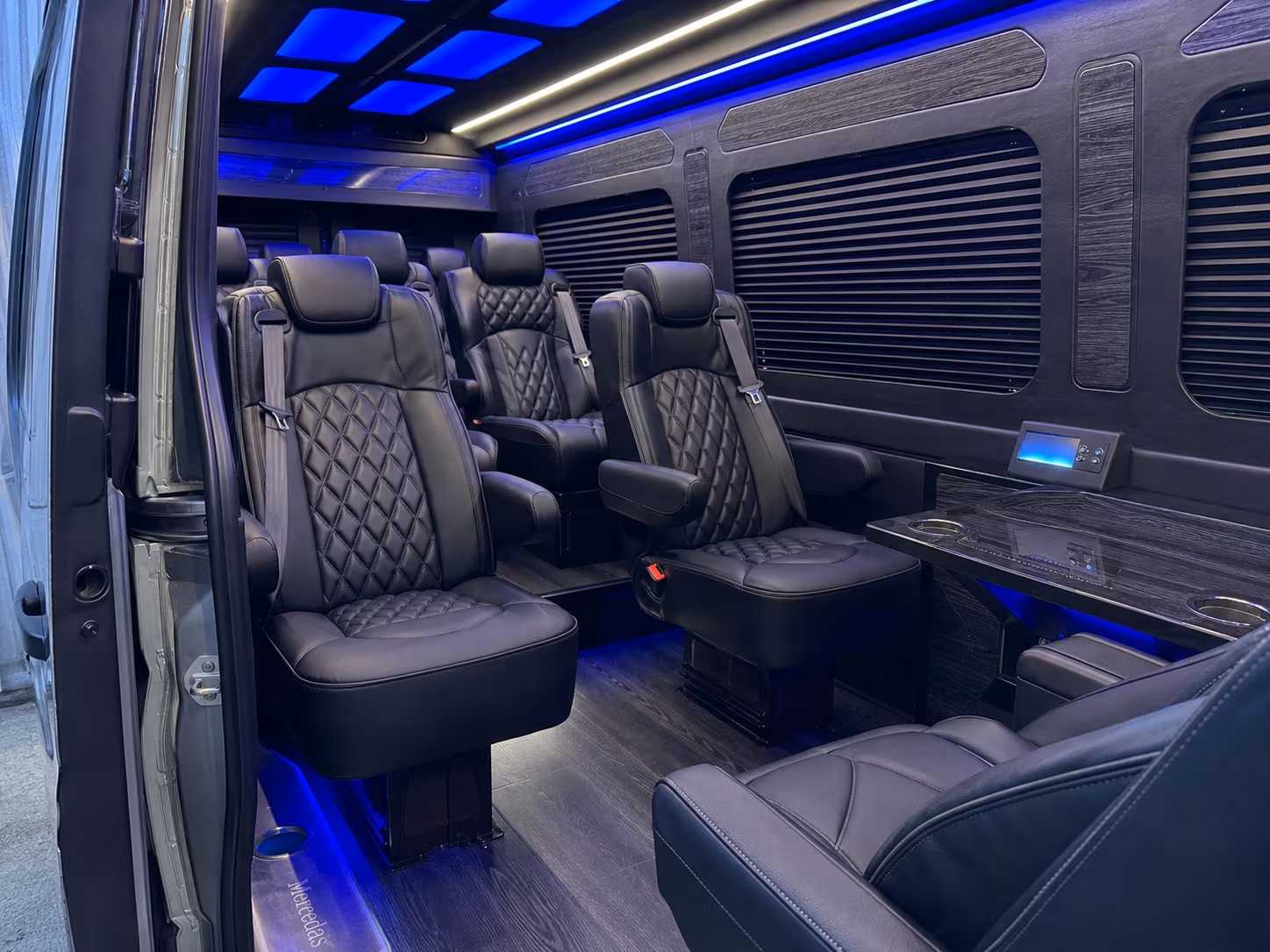 sprinter van transportation for groups and events across wilmington