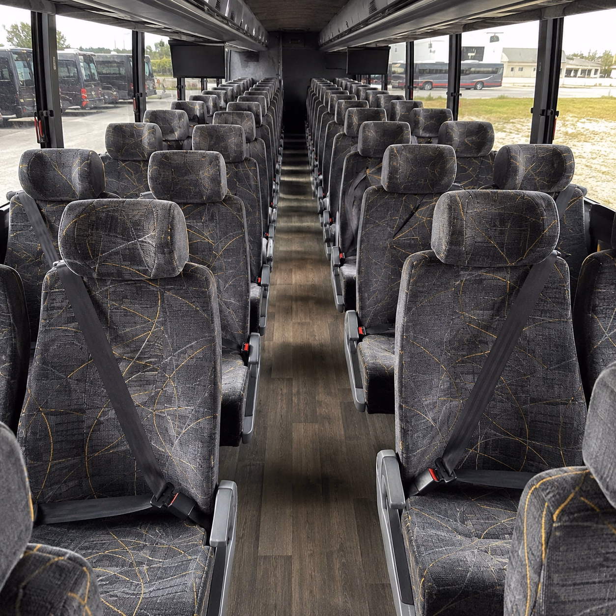 wilmington charter bus rental inside