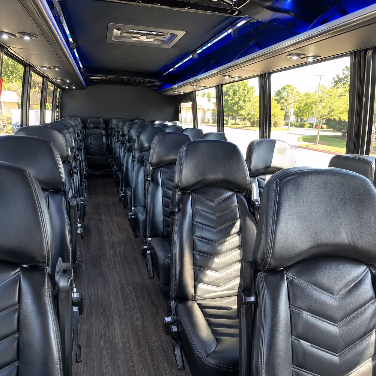 wilmington employee transportation onboard seating